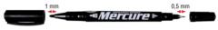MERCURE ÇİFT TARAFLI KALEM CD MARKER SİYAH