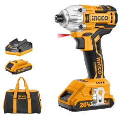 INGCO CIRLI2002 Li-ion Akülü Vidalama Kömürsüz 1/4'' 20V 2.0Ah