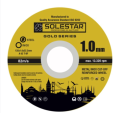 SOLESTAR INOX KESİCİ TAŞ 115X1 MM ( 50 Lİ PAKET )