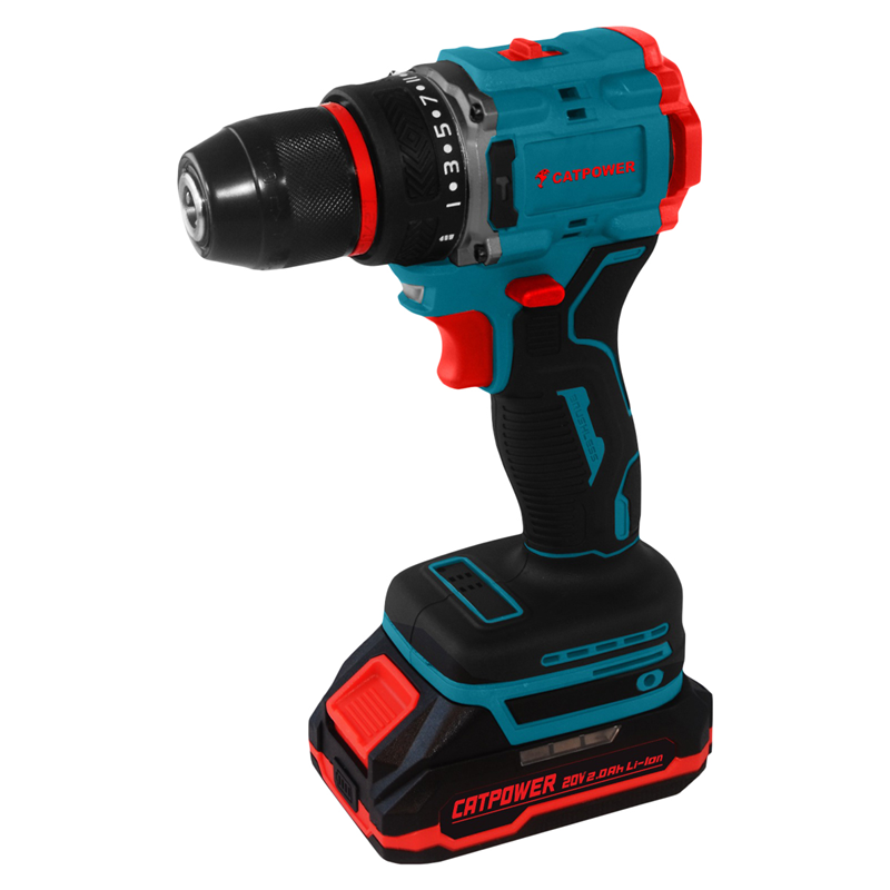 CAT POWER KÖMÜRSÜZ AKÜLÜ VİDALAMA 10MM 20V Lİ-İON 2.0Ah